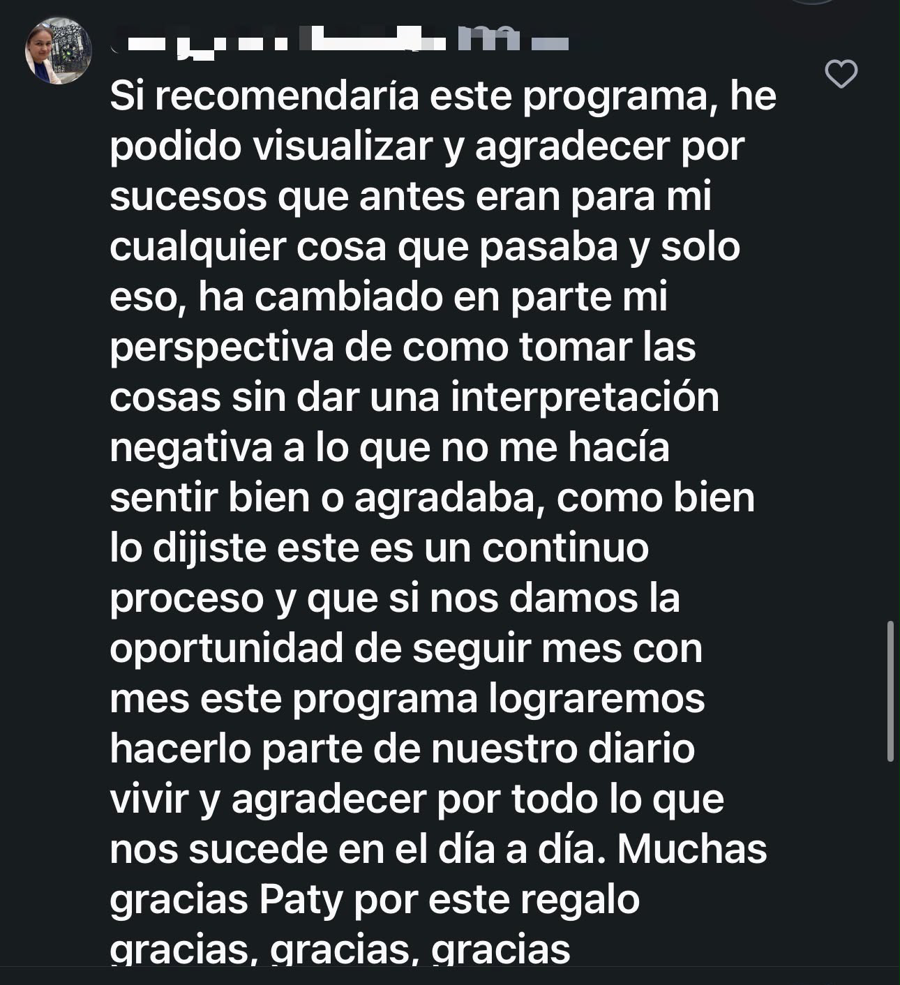 Testimonio: relación más fuerte y confianza renovada