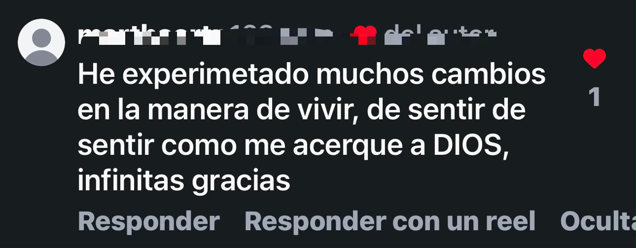 Testimonio: proceso de gratitud y nuevos significados